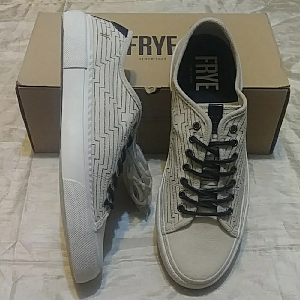 Frye Ludlow Canvas Print Sneakers